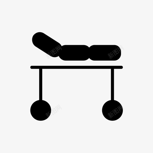 病床医院卷2图标svg_新图网 https://ixintu.com 医院 病床