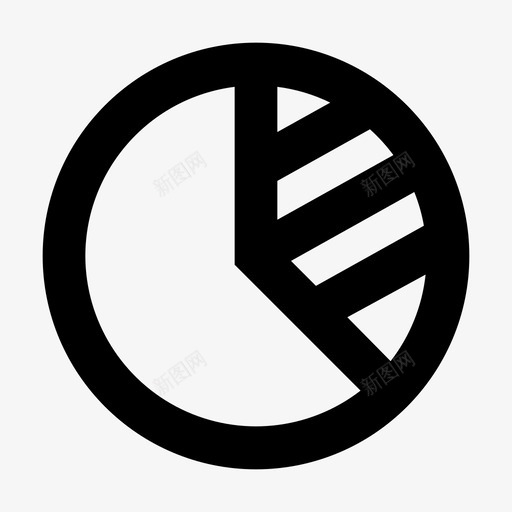 分析图表图形图标svg_新图网 https://ixintu.com 业务 分析 图形 图表 大纲 饼图