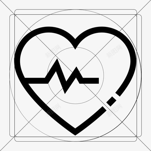 健康svg_新图网 https://ixintu.com 健康 断线 线性
