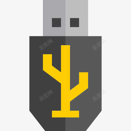 Usb办公和商务14扁平图标svg_新图网 https://ixintu.com Usb 办公 商务 扁平