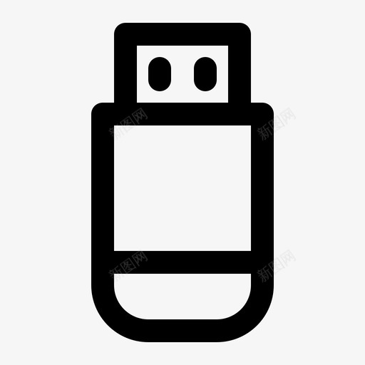 usb电缆设备图标svg_新图网 https://ixintu.com usb 多媒体 电子设备 电缆 线路 设备 闪存