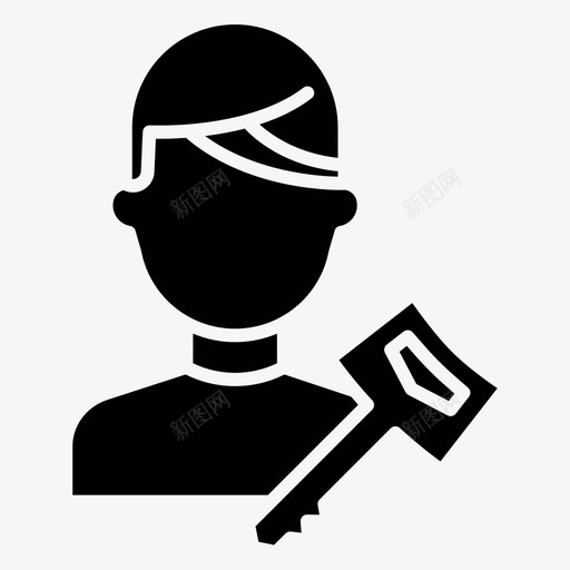 用户钥匙保护图标svg_新图网 https://ixintu.com 保护 安全 用户 钥匙