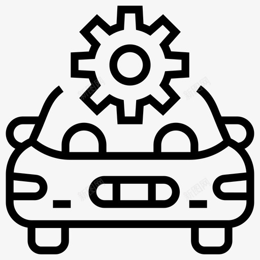 汽车维修汽车修理婴儿作弊图标svg_新图网 https://ixintu.com 前后线图标 婴儿作弊 汽车修理 汽车维修 车道控制