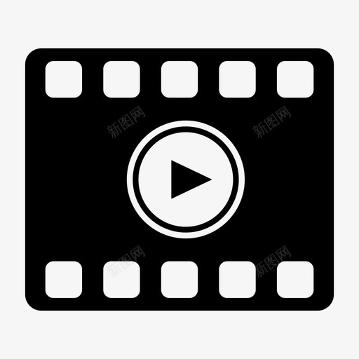视频电影电影制作人图标svg_新图网 https://ixintu.com 制作人 剧院 多媒体 电影 视频