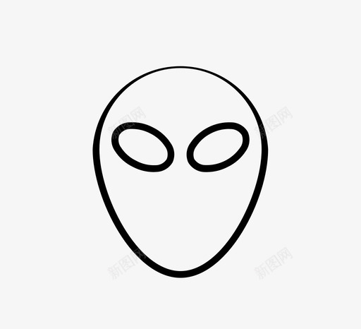 外星人宇宙图标svg_新图网 https://ixintu.com 外星人 宇宙