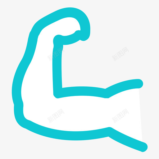 上肢-选中svg_新图网 https://ixintu.com 上肢-选中