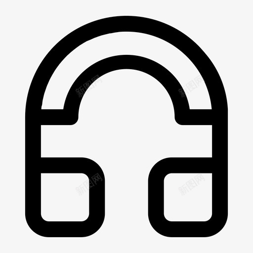 耳机音频硬件图标svg_新图网 https://ixintu.com 概述 硬件 耳机 音频