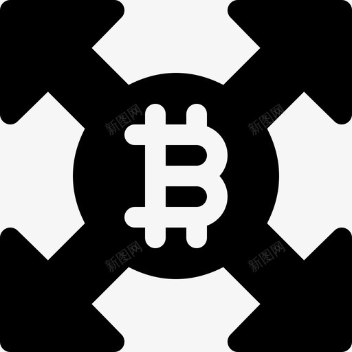 箭头加密货币65填充图标svg_新图网 https://ixintu.com 加密货币65 填充 箭头