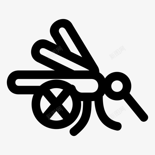 蚊子叮咬血液图标svg_新图网 https://ixintu.com 叮咬 昆虫 疟疾 药物 蚊子 血液
