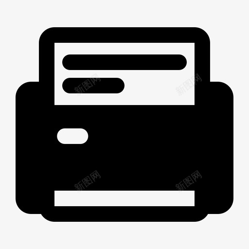 打印机设备多媒体实体版图标svg_新图网 https://ixintu.com 多媒体 实体 打印机 设备