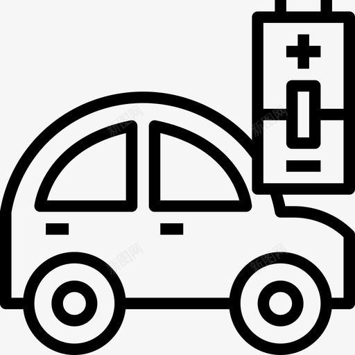 汽车拯救世界2直线型图标svg_新图网 https://ixintu.com 拯救世界2 汽车 直线型