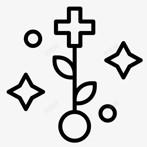 医疗树木制药元素图标svg_新图网 https://ixintu.com 制药元素 医疗 树木