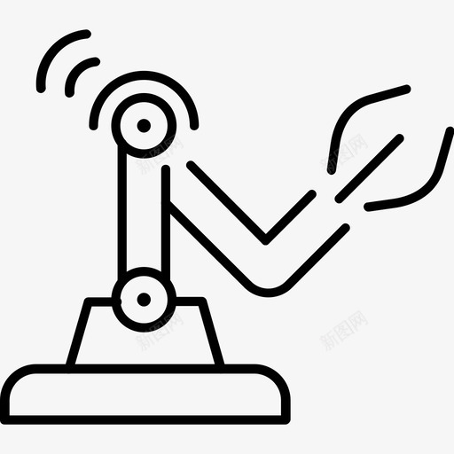 机器人人工自动化图标svg_新图网 https://ixintu.com 人工 工业 智能 机器人 自动化 计算机