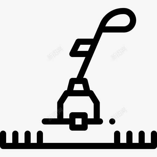 线锯园艺70直线型图标svg_新图网 https://ixintu.com 园艺 直线 线型 线锯