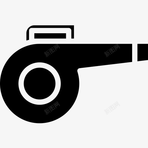 哨子施工工具6填充图标svg_新图网 https://ixintu.com 哨子 填充 工具 施工