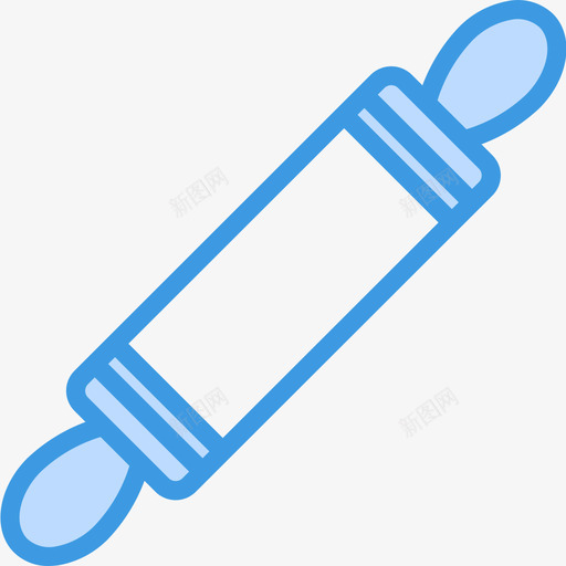 擀面杖家用蓝图标svg_新图网 https://ixintu.com 家用 擀面杖
