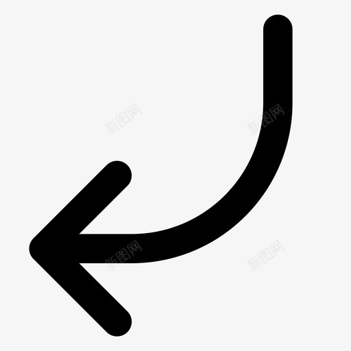 左下角箭头方向图标svg_新图网 https://ixintu.com 图标 左下角 方向 符号 箭头