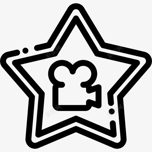 电影明星电影工业8直系图标svg_新图网 https://ixintu.com 工业 明星 电影 直系