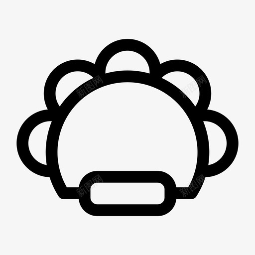手鼓乐器音乐图标svg_新图网 https://ixintu.com 乐器 噪音 声音 手鼓 铃鼓 音乐