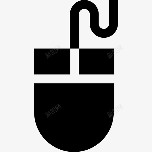 鼠标触点14填充图标svg_新图网 https://ixintu.com 填充 触点 鼠标