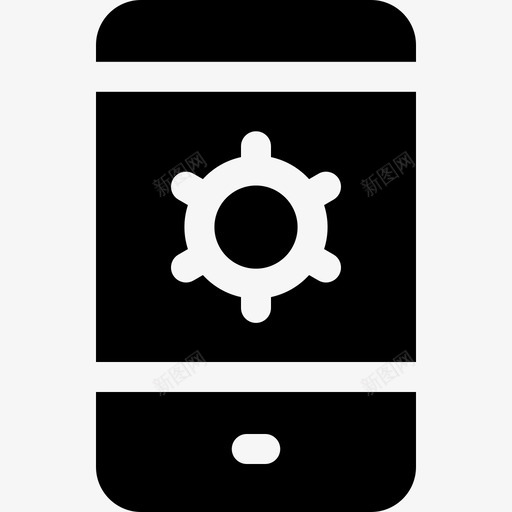 齿轮支架25填充图标svg_新图网 https://ixintu.com 填充 支架 齿轮