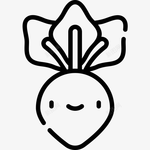 感恩节甜菜根图标svg_新图网 https://ixintu.com 感恩节 甜菜根