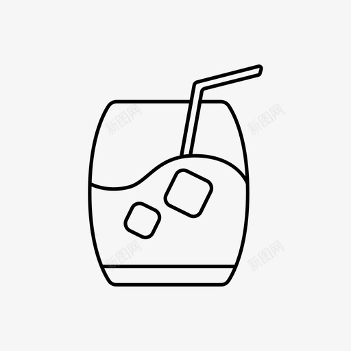 冰酒饮料咖啡图标svg_新图网 https://ixintu.com 冰酒 咖啡 杯子 饮料