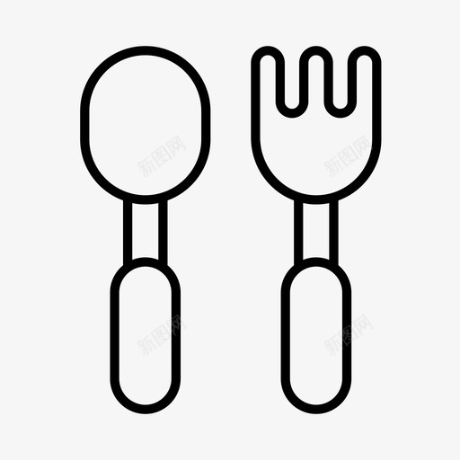 婴儿餐具儿童怀孕图标svg_新图网 https://ixintu.com 儿童 婴儿餐具 幼儿 怀孕