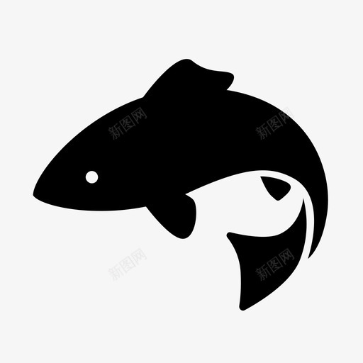 鱼海洋海鲜图标svg_新图网 https://ixintu.com 尾巴 海洋 海鲜 鱼