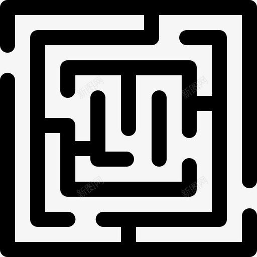 迷宫游乐园36已满图标svg_新图网 https://ixintu.com 已满 游乐园36 迷宫