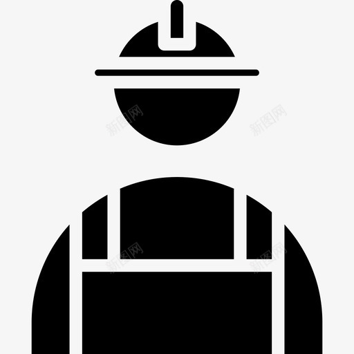 建造师建筑87填充图标svg_新图网 https://ixintu.com 填充 建筑87 建造师