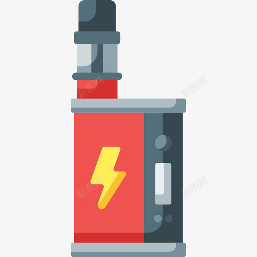 Vaper戒烟7平淡图标svg_新图网 https://ixintu.com Vaper 平淡 戒烟