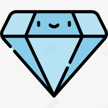 钻石领导3直线颜色图标图标