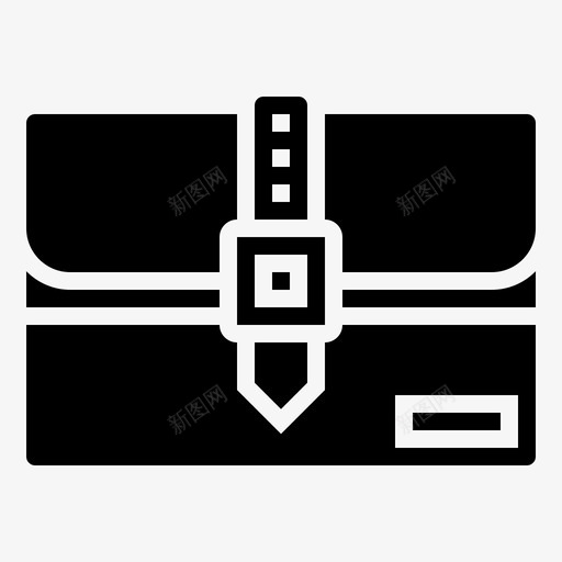 钱包包公文包图标svg_新图网 https://ixintu.com 公文包 包 商务 纪念品 钱包