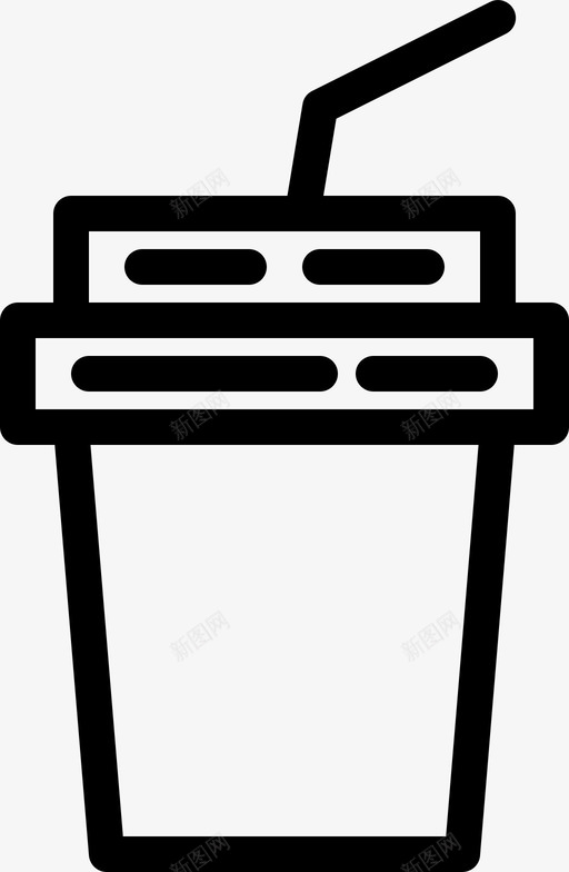 饮料快餐美国图标svg_新图网 https://ixintu.com 快餐 美国 饮料