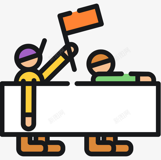 游行游行20线颜色图标svg_新图网 https://ixintu.com 游行 颜色