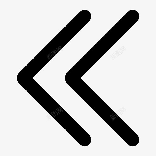 双箭头svg_新图网 https://ixintu.com 双箭头
