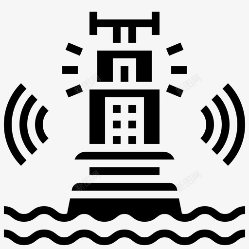海上危险紧急图标svg_新图网 https://ixintu.com 危险 救生和应急服务 海上 紧急 警告