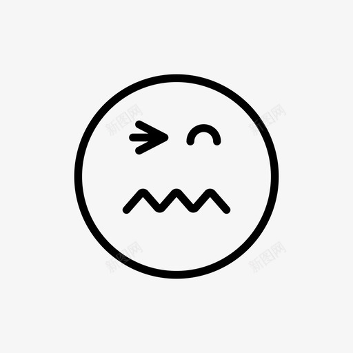 表情情绪担心图标svg_新图网 https://ixintu.com 情绪 担心 表情