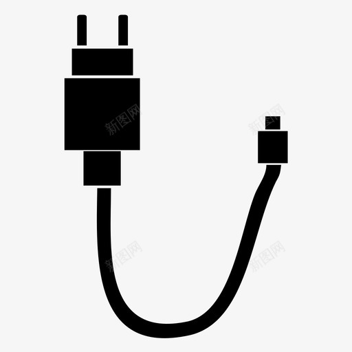手机充电器手机图标svg_新图网 https://ixintu.com 充电器 手机