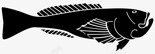 观星者鱼海洋图标svg_新图网 https://ixintu.com 水生生物 海洋 礁石 观星者 鱼