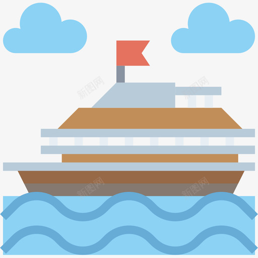 船旅行和度假9公寓图标svg_新图网 https://ixintu.com 公寓 度假 旅行
