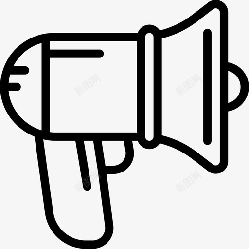 项目管理发言人10直线型图标svg_新图网 https://ixintu.com 发言人 直线 线型 项目管理