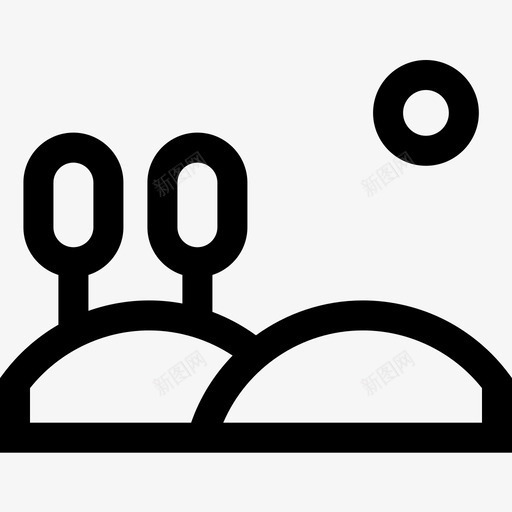 希尔24号村直线型图标svg_新图网 https://ixintu.com 24号村 希尔 直线 线型