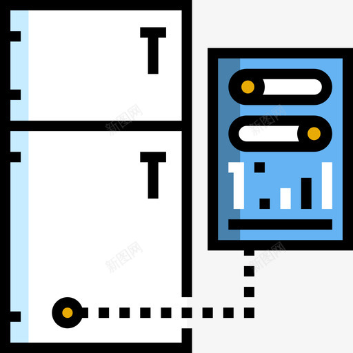 冰箱domotics28线性颜色图标svg_新图网 https://ixintu.com domotics 冰箱 线性 颜色