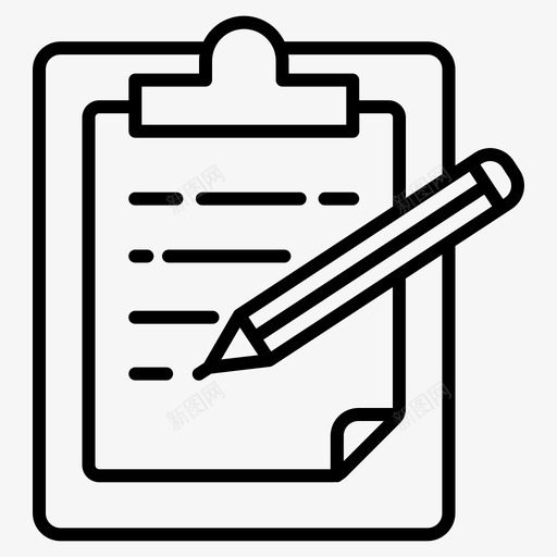 注释帐户剪贴板图标svg_新图网 https://ixintu.com 剪贴板 帐户 文件 文档 注释 页面