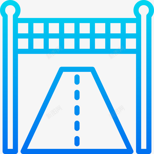 终点线17号跑道坡度图标svg_新图网 https://ixintu.com 17号 坡度 点线 终点 跑道