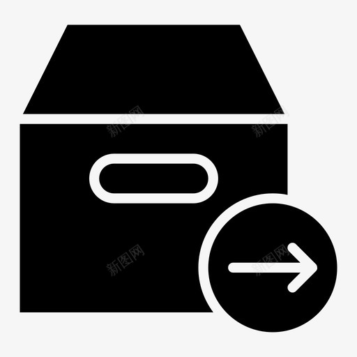 发送产品礼品包装图标svg_新图网 https://ixintu.com 产品 包装 发送 字形 技术 礼品 营销 购买