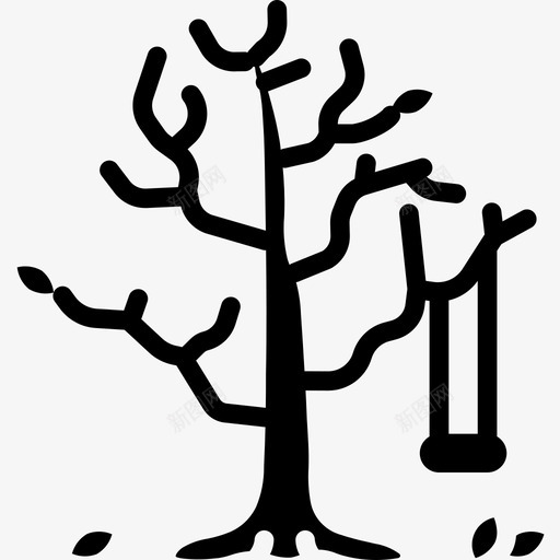 树秋天58填充图标svg_新图网 https://ixintu.com 填充 秋天