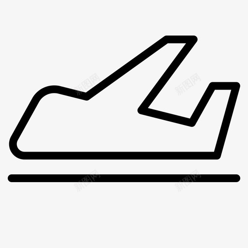 跑道机场航班图标svg_新图网 https://ixintu.com 机场 航班 跑道 飞机 飞机场